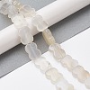 Natural White Agate Beads Strands G-K359-D02-01-2