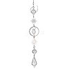 Glass Hanging Suncatchers HJEW-JM04530-2