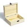 Unfinished Wooden Storage box CON-C008-04-4