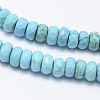 Natural Howlite Beads Strands TURQ-P027-07-1