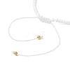 Glass Seed Beads Braided Bead Bracelets BJEW-MZ00211-05-4