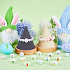 48Pcs 12 Styles Easter Theme Printed Wooden Beads WOOD-SC0001-61-4