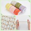   6 Rolls 6 Colors Faux Suede Cord LW-PH0002-26B-4