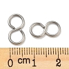 Non-Tarnish 304 Stainless Steel S-Hook Clasps STAS-Z048-05P-3