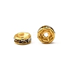 Iron Crystal Rhinestone Spacer Beads X-RB-A009-6MM-G-3