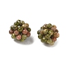 Natural Unakite Woven Beads GG-CBA2E9C-F07-01-2
