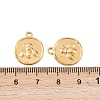 304 Stainless Steel Pendants STAS-D390-27A-G-3