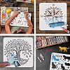 PET Drawing Painting Stencils Templates Sets DIY-WH0172-976-4