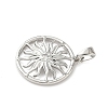 Brass Micro Pave Cubic Zirconia Pendants KK-F914-02B-P-2