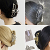 3Pcs 3 Style Halloween Alloy Claw Hair Clips for Women Girls AJEW-TA0001-91-7