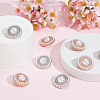12Pcs 2 Colors Zinc Alloy Rhinestone Shank Buttons FIND-FG0002-92-4