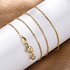 Brass Venetian Chain LS-NJEW-E151-04G-4