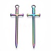 304 Stainless Steel Pendants STAS-N098-135M-1