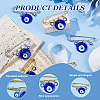6Pcs Stainless Steel Safety Pins JEWB-FH00013-5