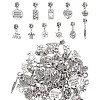 66Pcs 11 Styles Tibetan Style Alloy European Dangle Charms PALLOY-HY00077-1