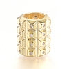 Brass Micro Pave Cubic Zirconia Beads ZIRC-G162-11G-2