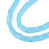 Imitation Jade Glass Beads Strands GLAA-N052-03-B01-3