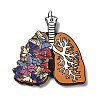 Perfect Printed Acrylic Pendants OACR-G018-01B-1