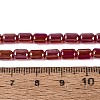 Electroplate Transparent Glass Beads Strands EGLA-Q132-03A-A05-4
