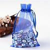 Organza Gift Bags with Drawstring X-OP-R016-10x15cm-10-1