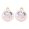 Ocean Theme Printed Alloy Pendants AL-CBA49CA-08E-1