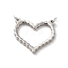 Tarnish Resistant 304 Stainless Steel Connector Charms STAS-M311-15P-2