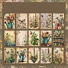 30Pcs 15 Styles Vintage Floral Scrapbook Paper Pads DIY-P083-A06-1