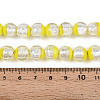 Luminous Handmade Lampwork Silver Foil Beads Strand FOIL-N029-03B-5