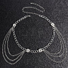 Alloy Coin Multi-Layered Tassel Waist Belly Chains for Women FS-WG6A682-02-1