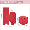 10Pcs Kraft Paper Cardboard Jewelry Gift Boxes CON-WH0001-25B-2