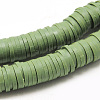 Handmade Polymer Clay Beads X-CLAY-R067-6.0mm-43-3