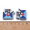 Father's Day Silicone Beads SIL-V006-02H-3