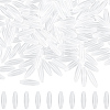 160Pcs Transparent Acrylic Beads TACR-SC0002-74-1