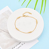 Brass Satellite Chains Bracelets for Women BJEW-N032-08E-G-1