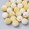 Imitation Pearl Acrylic Beads OACR-T004-10mm-15-1