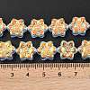 Electroplate Glass Beads Strands EGLA-P069-02A-AB-5