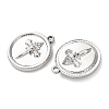 304 Stainless Steel Pendants STAS-P432-01F-P-2