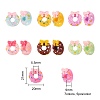 Opaque Resin Decoden Cabochons RESI-CJ0001-107-2