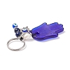 Natural Lapis Lazuli & Freshwater Pearl Bead Keychain KEYC-JKC00365-04-4