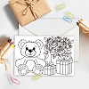 AHADERMAKER 1 Set Coloring Paper Greeting Cards Sets AJEW-GA0007-26A-4