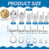 120Pcs Sew on Rhinestone RGLA-FG0001-32-2