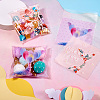 100Pcs 2 Colors Square Plastic Cellophane Self Seal Bags ABAG-TA0001-32-7