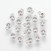 Brass Cubic Zirconia Charms ZIRC-P068-01P-1