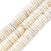 Electroplated Shell Pearl Beads Strands BSHE-B009-E01-2x11mm-1