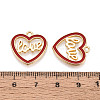 Alloy Enamel Pendants ENAM-T024-10A-G-3