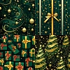 24Pcs 12 Styles Christmas Scrapbook Paper Pads PW-WG8F782-01-3