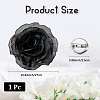 1Pc Flower Polyester Brooches JEWB-CN0001-08B-2