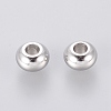 Rondelle 304 Stainless Steel Beads X-STAS-S028-15-2