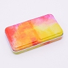 Empty Watercolor Tin Box Palette Paint Case CON-WH0079-38-1