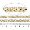 Rack Plating Brass Curb Chains CHC-F018-09G-03-2